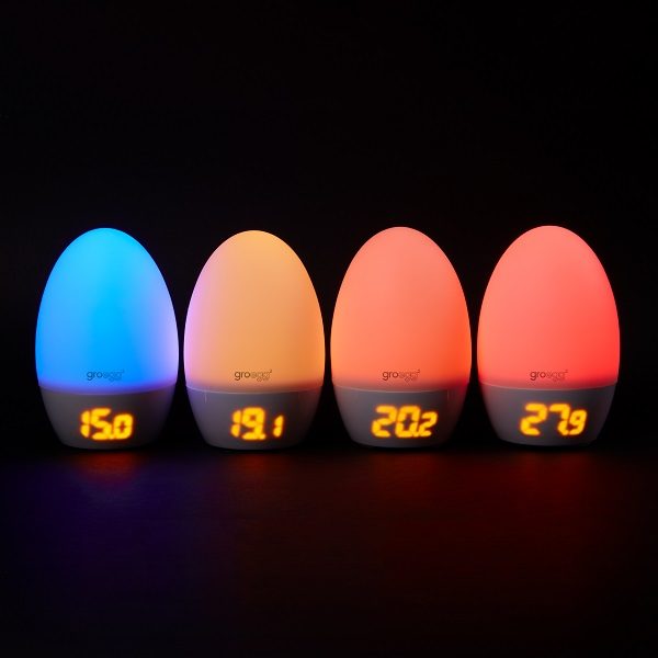 The Gro Company Gro-Egg Room Thermometer Baby Nursery Nightlight NEW With  Cover